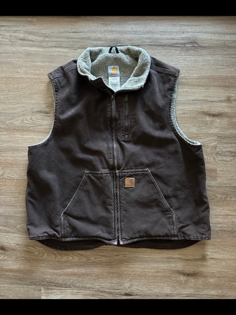 Carhartt Vest brown size XL
